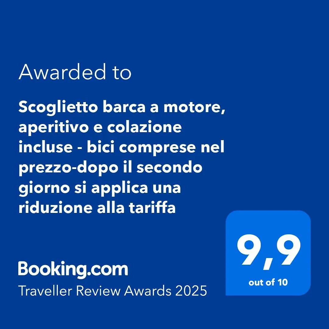 Scoglietto Fiumicino, Aperitivo E Colazione Incluse - Bici Comprese Nel Prezzo- Barca A Motore Botel Fiumicino